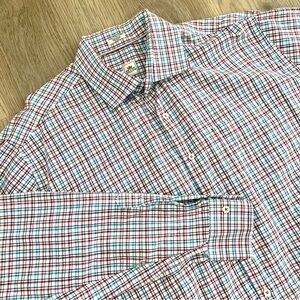 Peter Millar Multicolor Plaid Button Down Shirt Size XXL